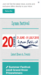 Mobile Screenshot of lymmfestival.org.uk